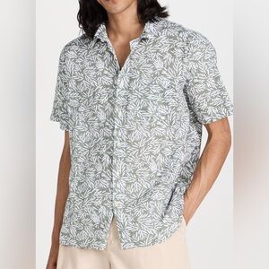 Barbour Jackstone Regular Short Sleeve‎ Printed Summer Shirt Size Large